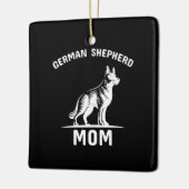 Bijenhouder Art German Shepherd mama Keramisch Ornament (Links)