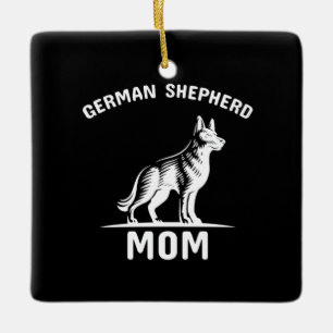 Bijenhouder Art German Shepherd mama Keramisch Ornament