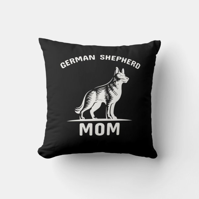 Bijenhouder Art German Shepherd mama Kussen (Voorkant)