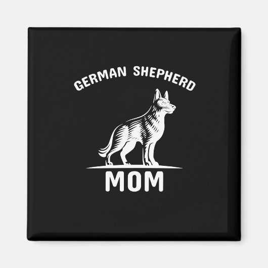 Bijenhouder Art German Shepherd mama Magneet (Voorkant)