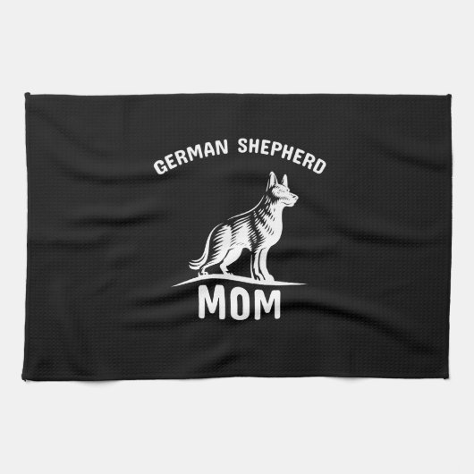 Bijenhouder Art German Shepherd mama Theedoek (Horizontaal)