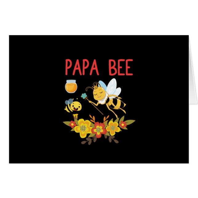 Bijenhouder Art Papa Bee 2 (Voorkant Horizontaal)