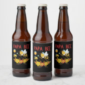 Bijenhouder Art Papa Bee 2 Bier Etiket (Flessen)