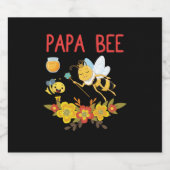Bijenhouder Art Papa Bee 2 Bier Etiket (Enkel label)