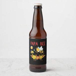 Bijenhouder Art Papa Bee 2 Bier Etiket