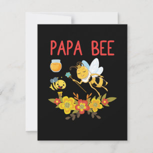 Bijenhouder Art Papa Bee 2 Notitiekaartje