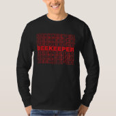Bijenhouder bedankt de designtas t-shirt (Voorkant)