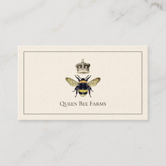 Bijenhouder bijenhoning Boerderij Visitekaartje (Voorkant)