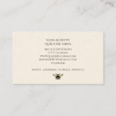 Bijenhouder bijenhoning Boerderij Visitekaartje (Achterkant)