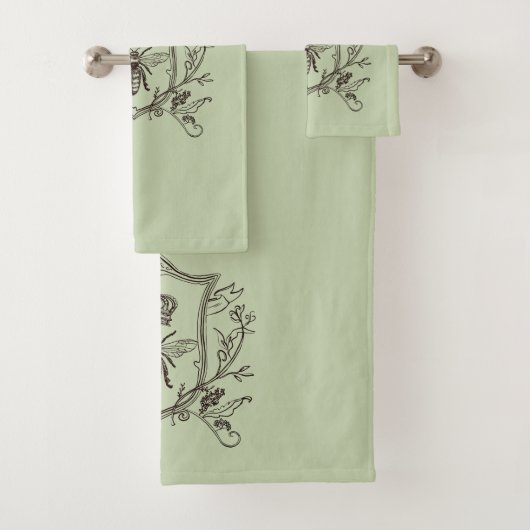  bijenhouder Franse kroonbijenkoningin Bad Handdoek (Insitu)