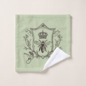  bijenhouder Franse kroonbijenkoningin Bad Handdoek (Wasdoekje)