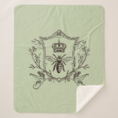  bijenhouder Franse kroonbijenkoningin Sherpa Deken (Voorkant)