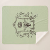  bijenhouder Franse kroonbijenkoningin Sherpa Deken (Voorkant (horizontaal))