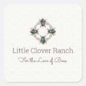 Bijenhouder Honeycomb Jar Label (Voorkant)