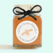 Bijenhouder Honeycomb Jar Label