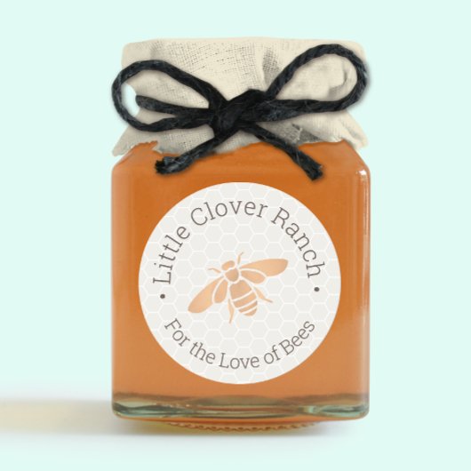 Bijenhouder Honeycomb Jar Label