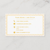 Bijenhouder Honingbij Boerderij Boer Apiary Visitekaartje (Achterkant)