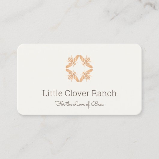 Bijenhouder Honingbijen Visitekaartje (Voorkant)