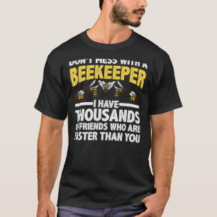 Bijenhouder Kunst Mannen Vrouwen Bijenteelt Honing T-shirt