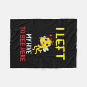 Bijenhouder maakt mijn hiv om hier te zijn fleece deken (Voorkant (Horizontaal))
