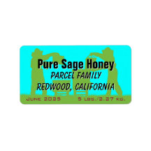 Bijenhouder Silhouette Blue Specialized Honey Jar