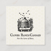 Bijenhouderij Bijenhouderij Apairy Vierkante Visitekaartje (Voorkant)