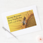 bijenhouderij rechthoekige sticker (Envelop)