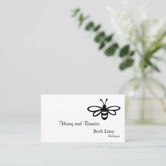 Bijenhouderij Visitekaartje (Staand voorkant)