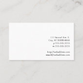 Bijenhouderij Visitekaartje (Achterkant)