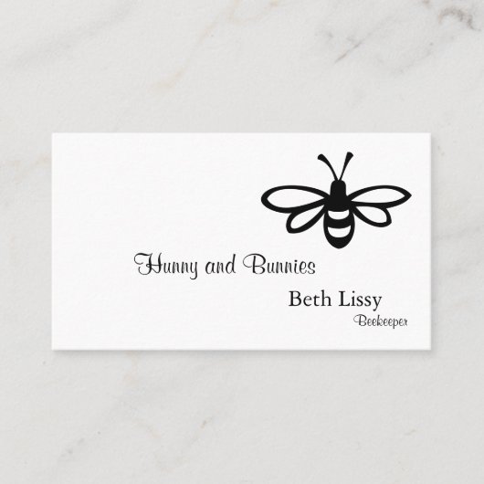 Bijenhouderij Visitekaartje (Voorkant)