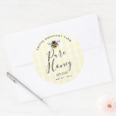 Bijenhouderij winkel honing pot label klein bedrij (Envelop)