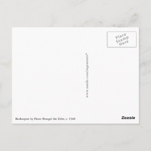 Bijenhouders door Pieter Bruegel de Ouder Briefkaart (Achterkant)