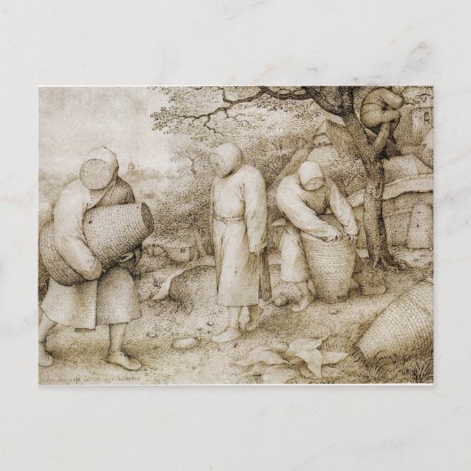 Bijenhouders door Pieter Bruegel de Ouder Briefkaart (Voorkant)