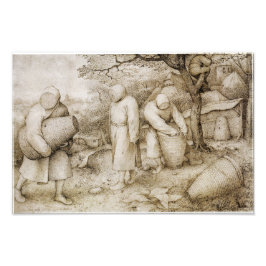 Bijenhouders door Pieter Bruegel de Ouder Foto Afdruk