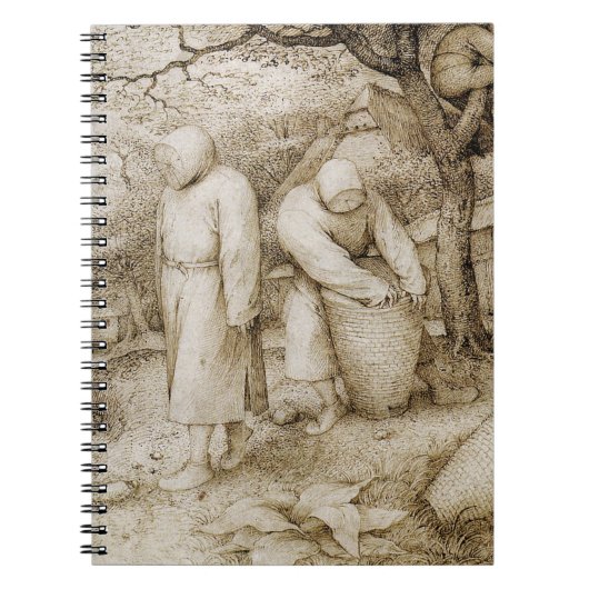 Bijenhouders door Pieter Bruegel de Ouder Notitieboek (Voorkant)
