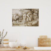 Bijenhouders door Pieter Bruegel de Ouder Poster (Keuken)