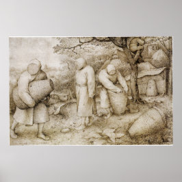 Bijenhouders door Pieter Bruegel de Ouder Poster