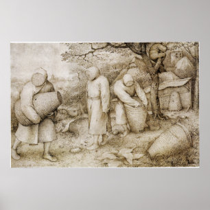 Bijenhouders door Pieter Bruegel de Ouder Poster