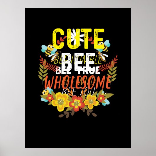Bijenhouders Kunstmatige bijen Poster (Voorkant)