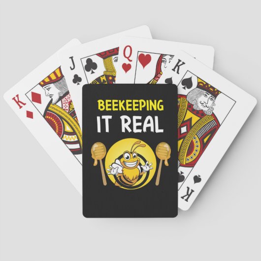 Bijenhouders maken kunst pokerkaarten (Achterkant)
