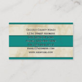 Bijenhouders op het werk visitekaartje (Achterkant)