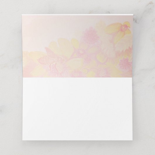 Bijenhuwelijk Plaatskaartje (Binnenkant ongevouwen)