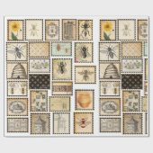 bijeninpakpapier cadeaupapier (Vlak)