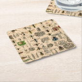 Bijeninsect insect wesp natuurlijke Natuur bijen s Kartonnen Onderzetters (Schuin)