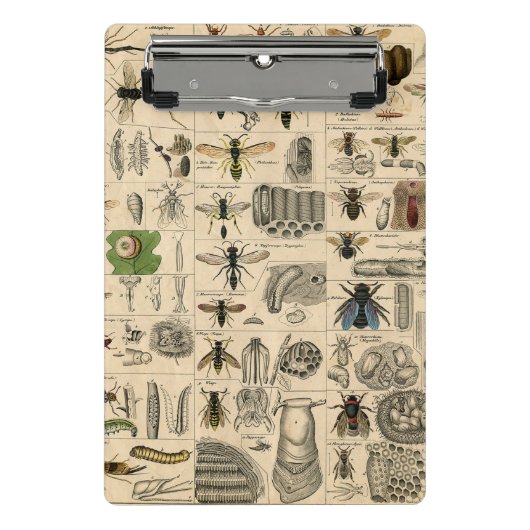 Bijeninsect insect wesp natuurlijke Natuur bijen s Mini Klembord (Voorkant)