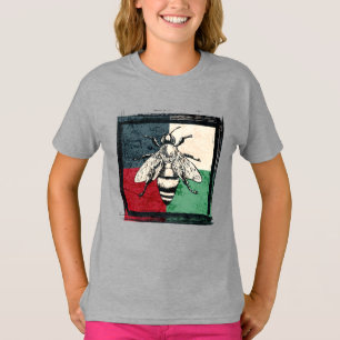 Bijeninsect Kleurrijke Illustratie T-shirt