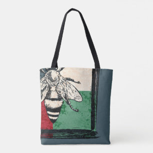 Bijeninsect Kleurrijke Illustratie Tote Bag