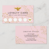 bijenkaart visitekaartje (Voorkant / Achterkant)