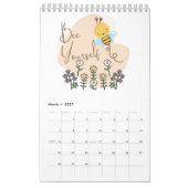 Bijenkalender  kalender (Mar 2027)