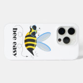 Bijenkarakter met snor zonnebril Bee Easy Case-Mate iPhone Case (Achterkant (horizontaal))